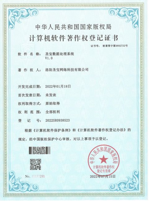 圣宝数据处理系统